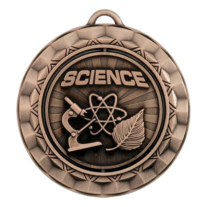 Spinner Science Medal 2.375" / Bronze (Copper Tone)