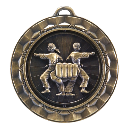 Spinner Martial Arts Medal 2.375" / Gold