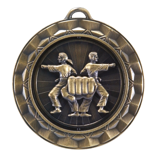 Spinner Martial Arts Medal 2.375" / Gold