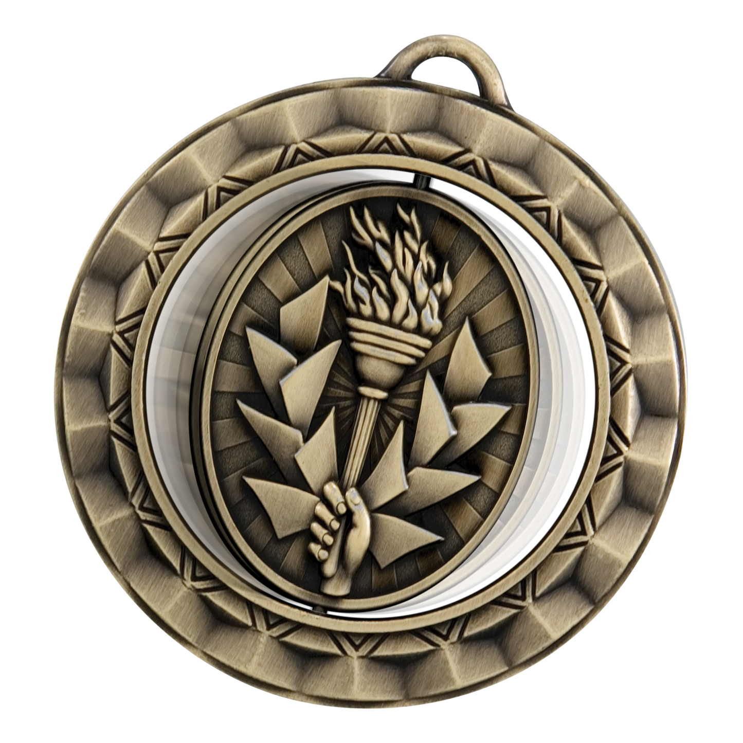 Spinner Victory Medal 2.375" / Gold