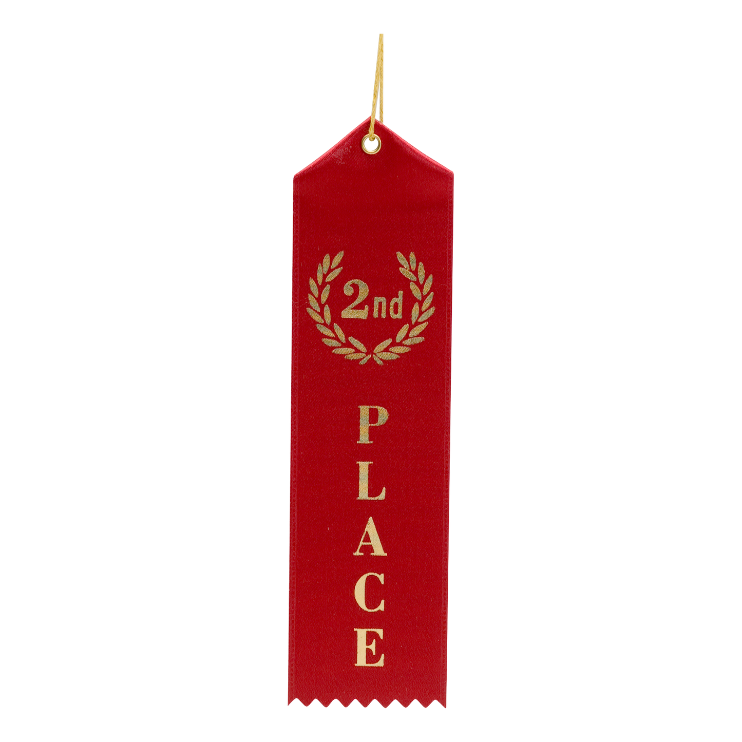 Single Ribbon - 2nd Place 8" / Red