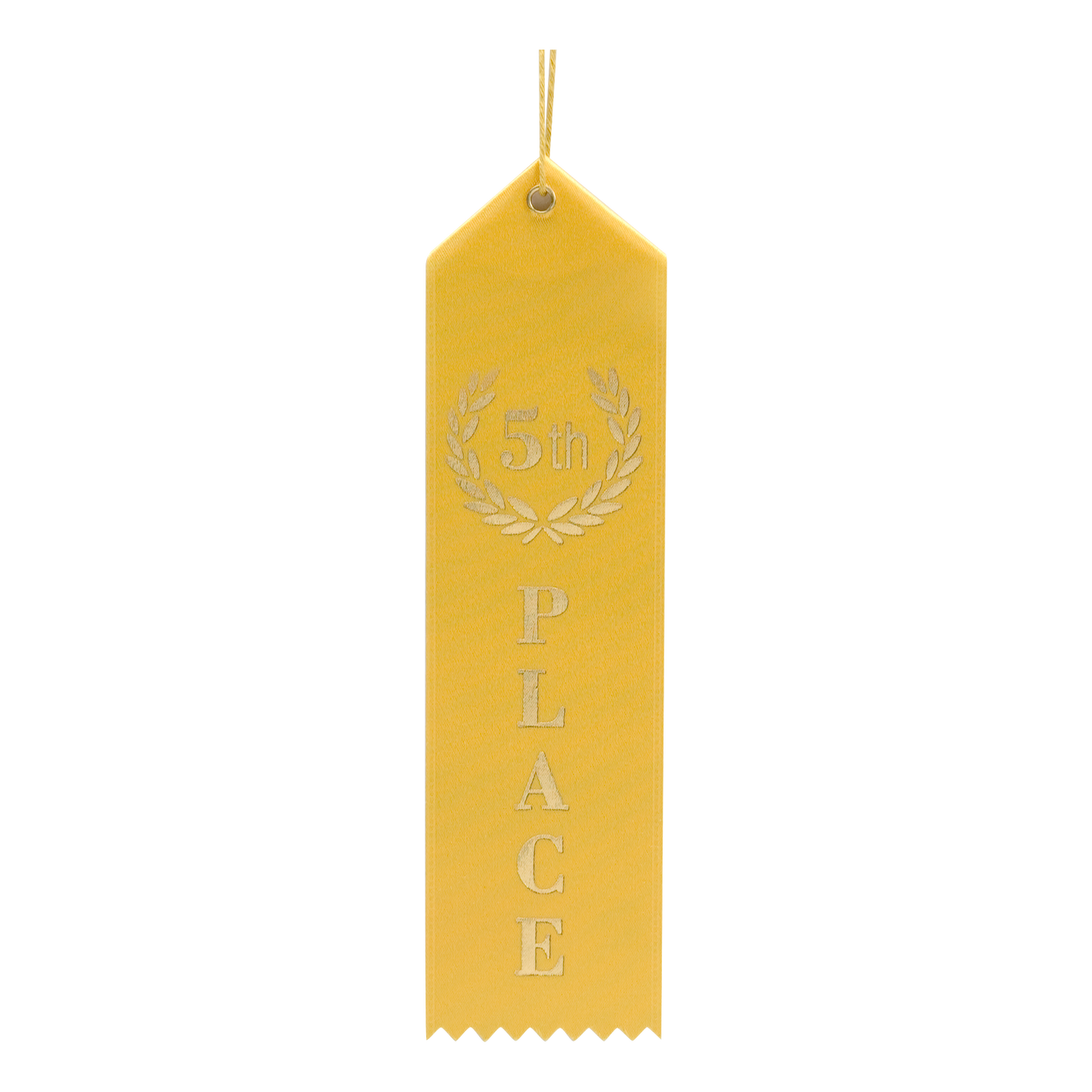 Single Ribbon - 5th Place 8" / Yellow