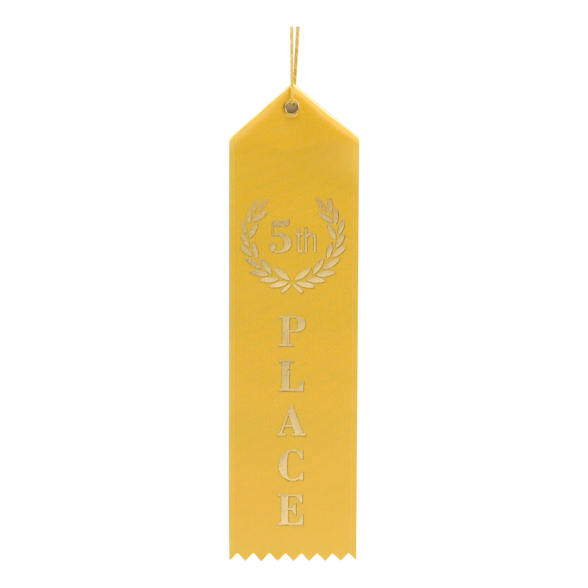 Single Ribbon - 5th Place 8" / Yellow