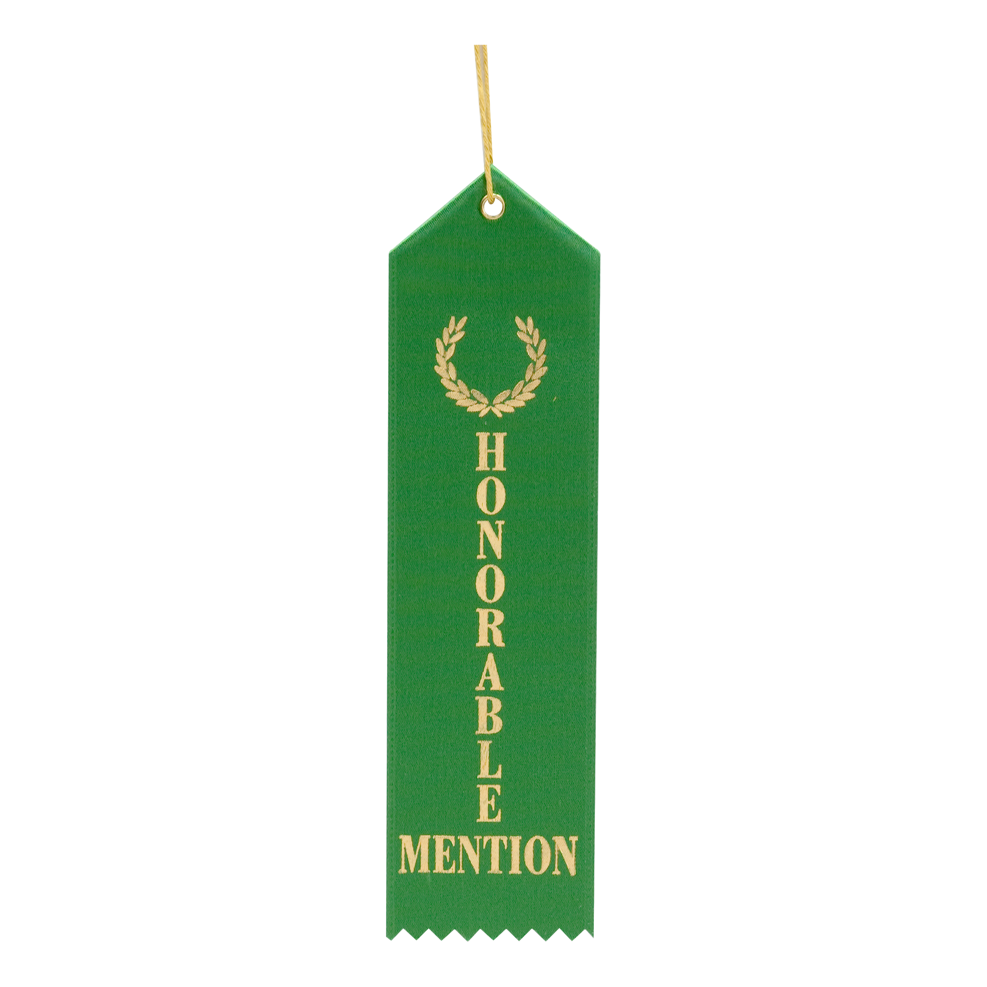 Single Ribbon - Honorable Mention 8" / Green