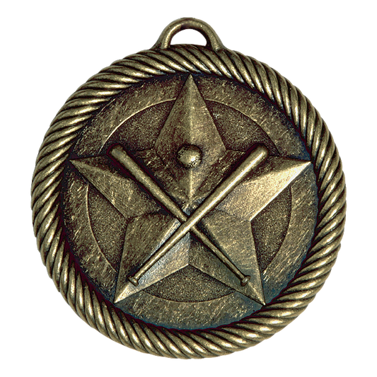 Value Baseball Medal 2" / Gold