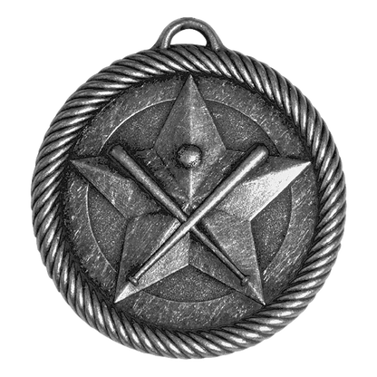 Value Baseball Medal 2" / Silver