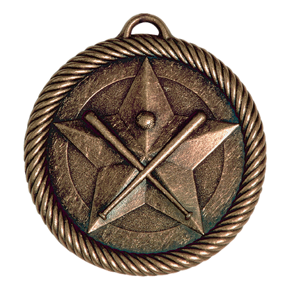 Value Baseball Medal 2" / Bronze (Copper Tone)