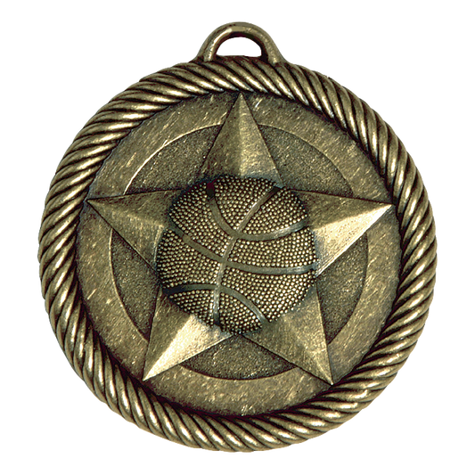 Value Basketball Medal 2" / Gold