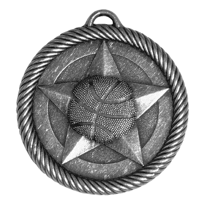 Value Basketball Medal 2" / Silver