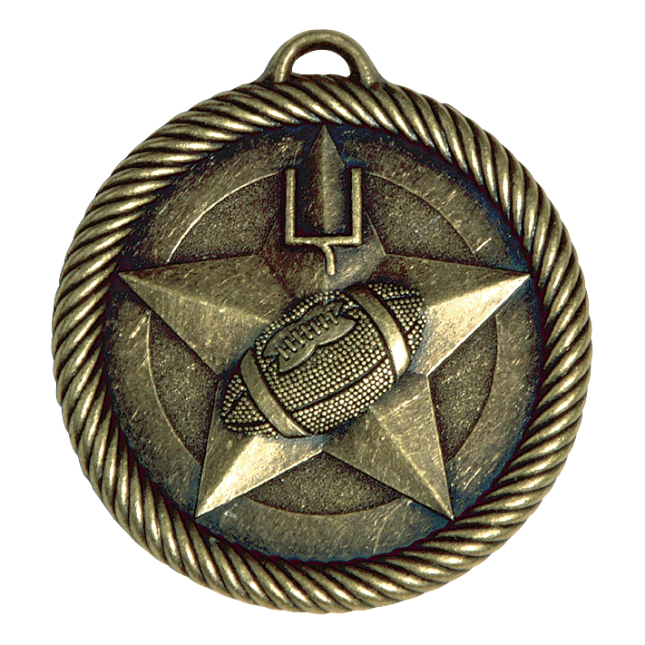 Value Football Medal 2" / Gold