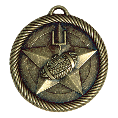 Value Football Medal 2" / Gold