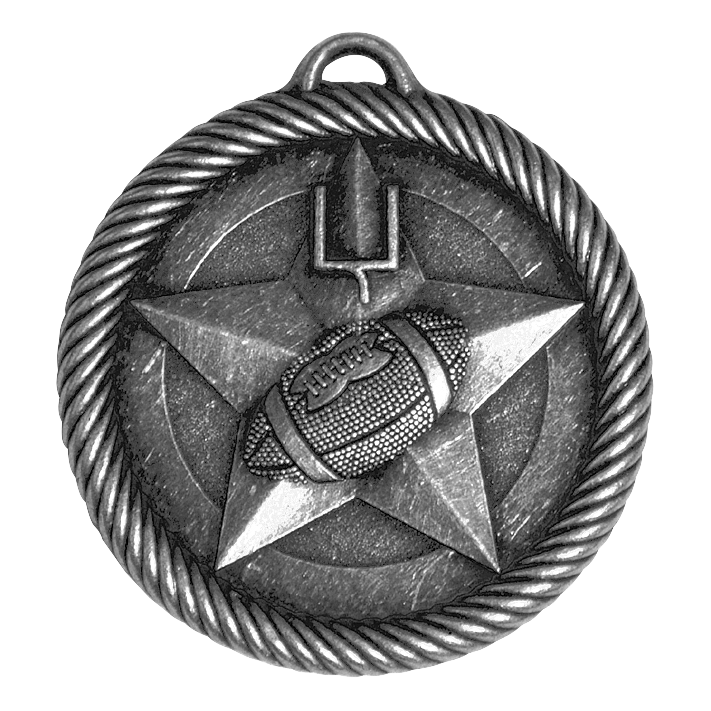 Value Football Medal 2" / Silver