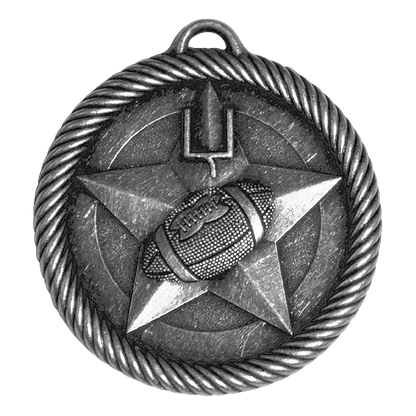 Value Football Medal 2" / Silver