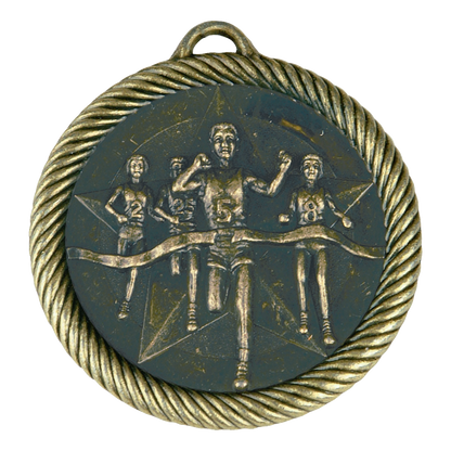 Value Cross Country Medal 2" / Gold