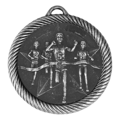 Value Cross Country Medal 2" / Silver