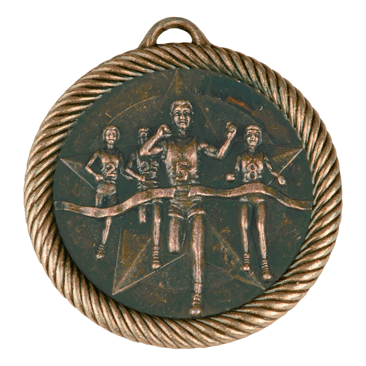 Value Cross Country Medal 2" / Bronze (Copper Tone)