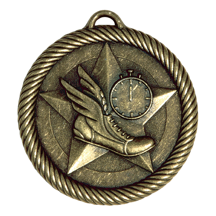 Value Track Medal 2" / Gold