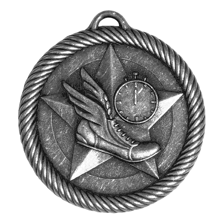 Value Track Medal 2" / Silver