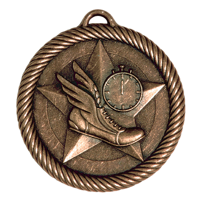 Value Track Medal 2" / Bronze (Copper Tone)
