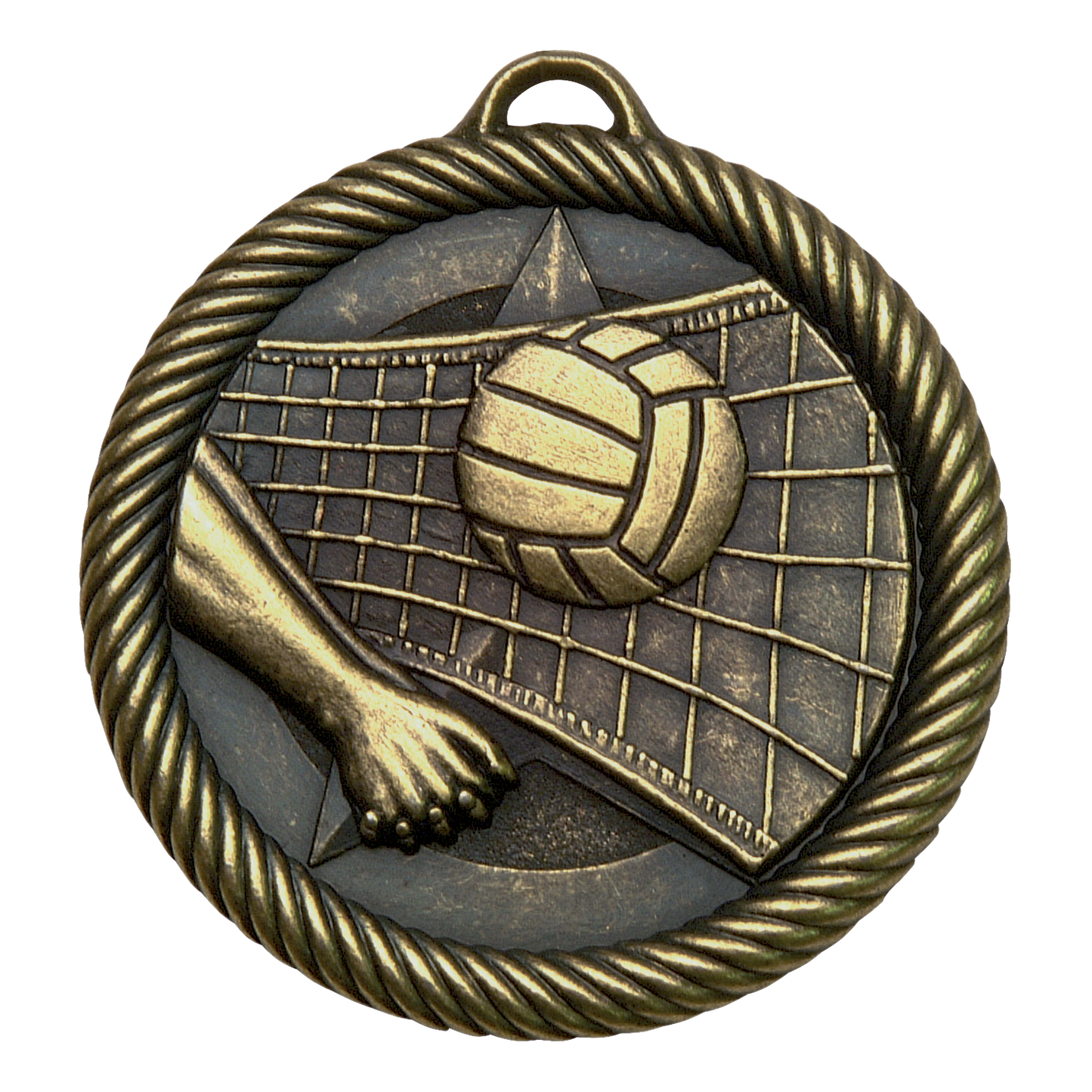 Value Volleyball Medal 2" / Gold
