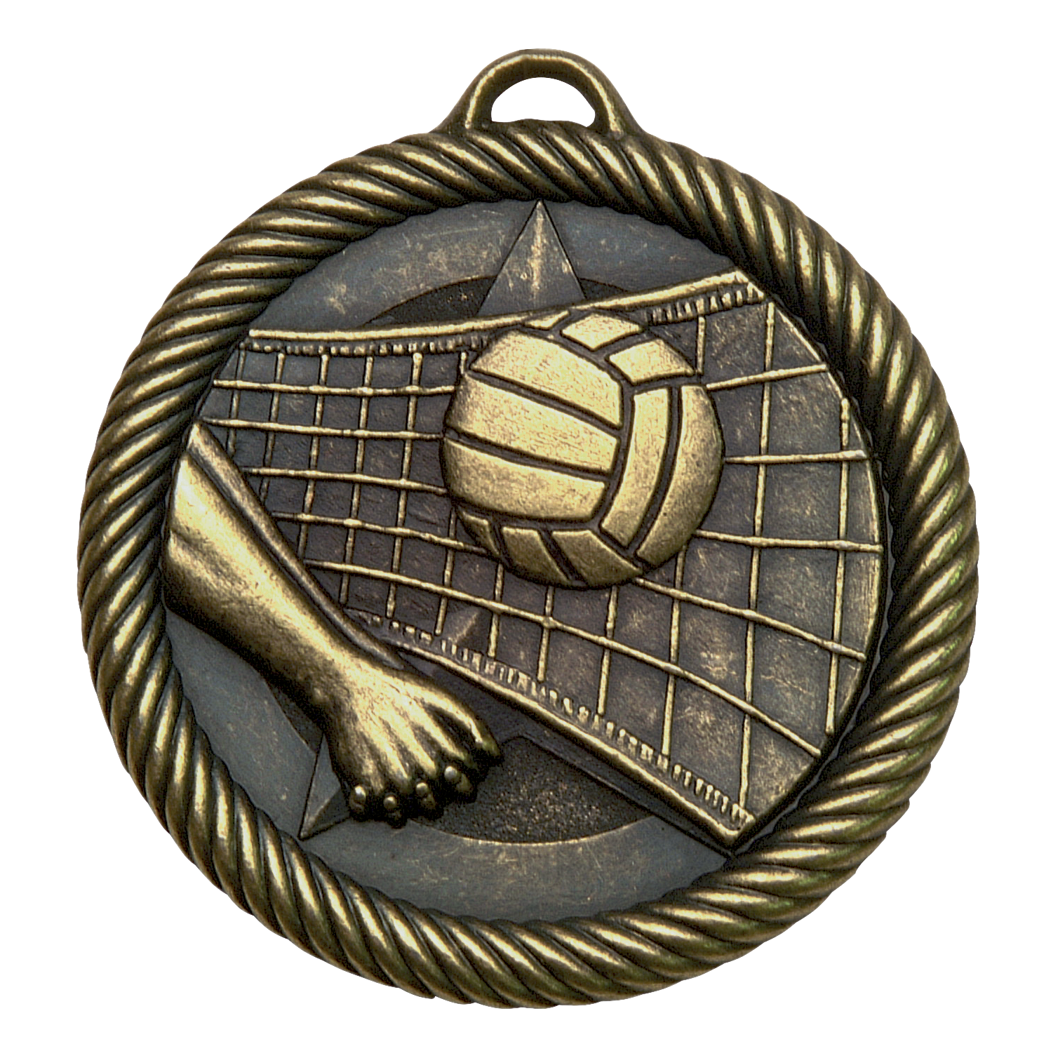 Value Volleyball Medal 2" / Gold