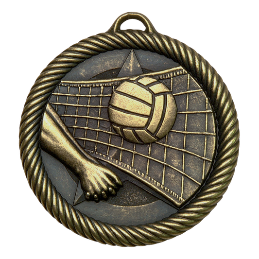 Value Volleyball Medal 2" / Gold