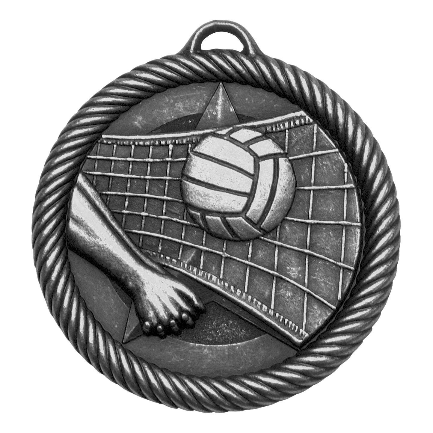 Value Volleyball Medal 2" / Silver