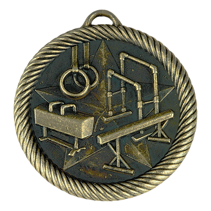 Value Gymnastics Medal 2" / Gold
