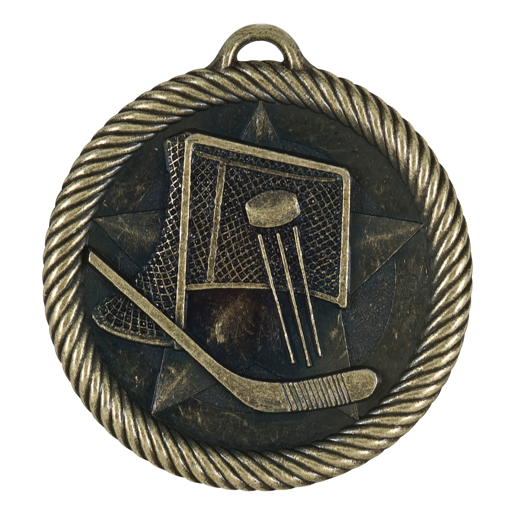 Value Ice Hockey Medal 2" / Gold