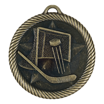 Value Ice Hockey Medal 2" / Gold