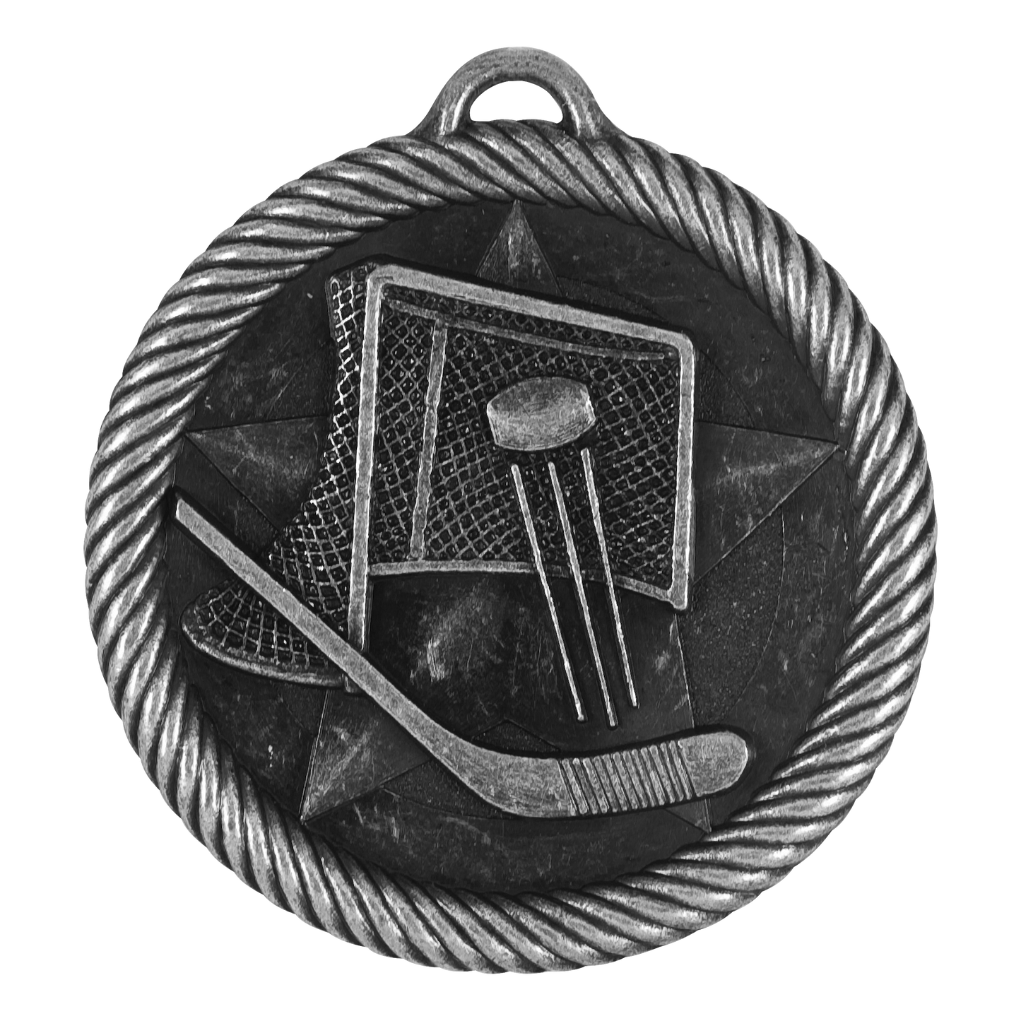 Value Ice Hockey Medal 2" / Silver