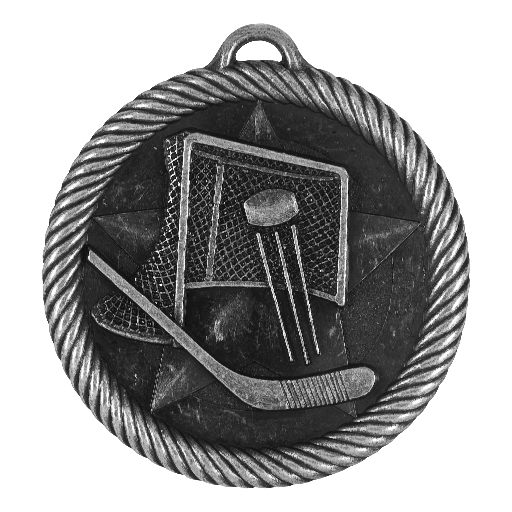 Value Ice Hockey Medal 2" / Silver