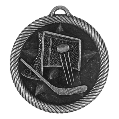Value Ice Hockey Medal 2" / Silver