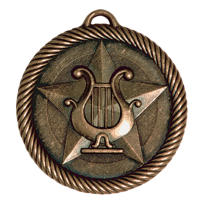 Value Music Medal 2" / Bronze (Copper Tone)