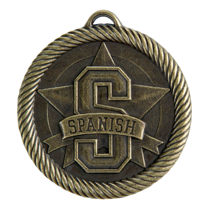 Value Spanish Medal 2" / Gold