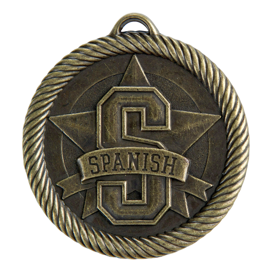 Value Spanish Medal 2" / Gold