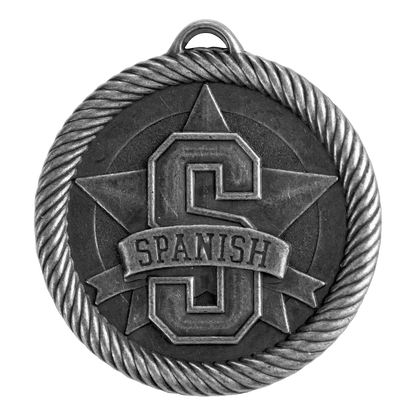 Value Spanish Medal 2" / Silver