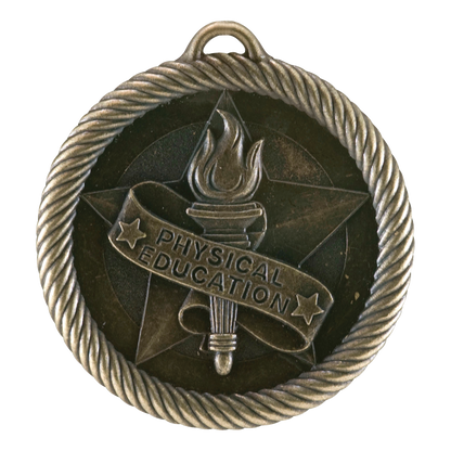 Value Physical Education Medal 2" / Gold