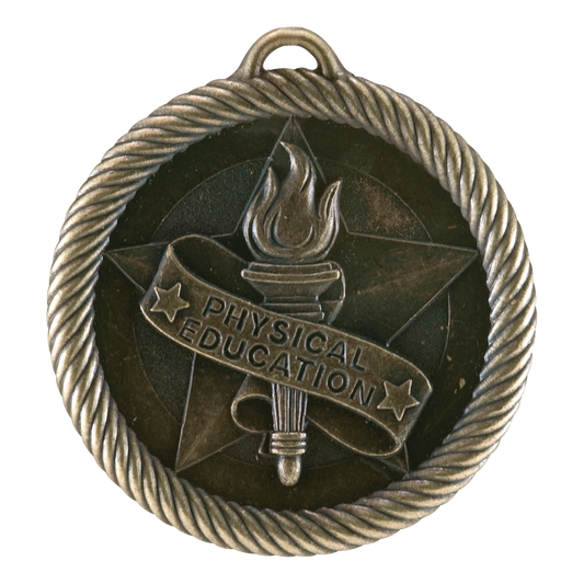 Value Physical Education Medal 2" / Gold