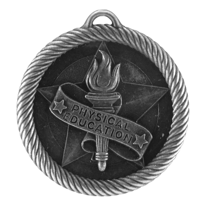 Value Physical Education Medal 2" / Silver