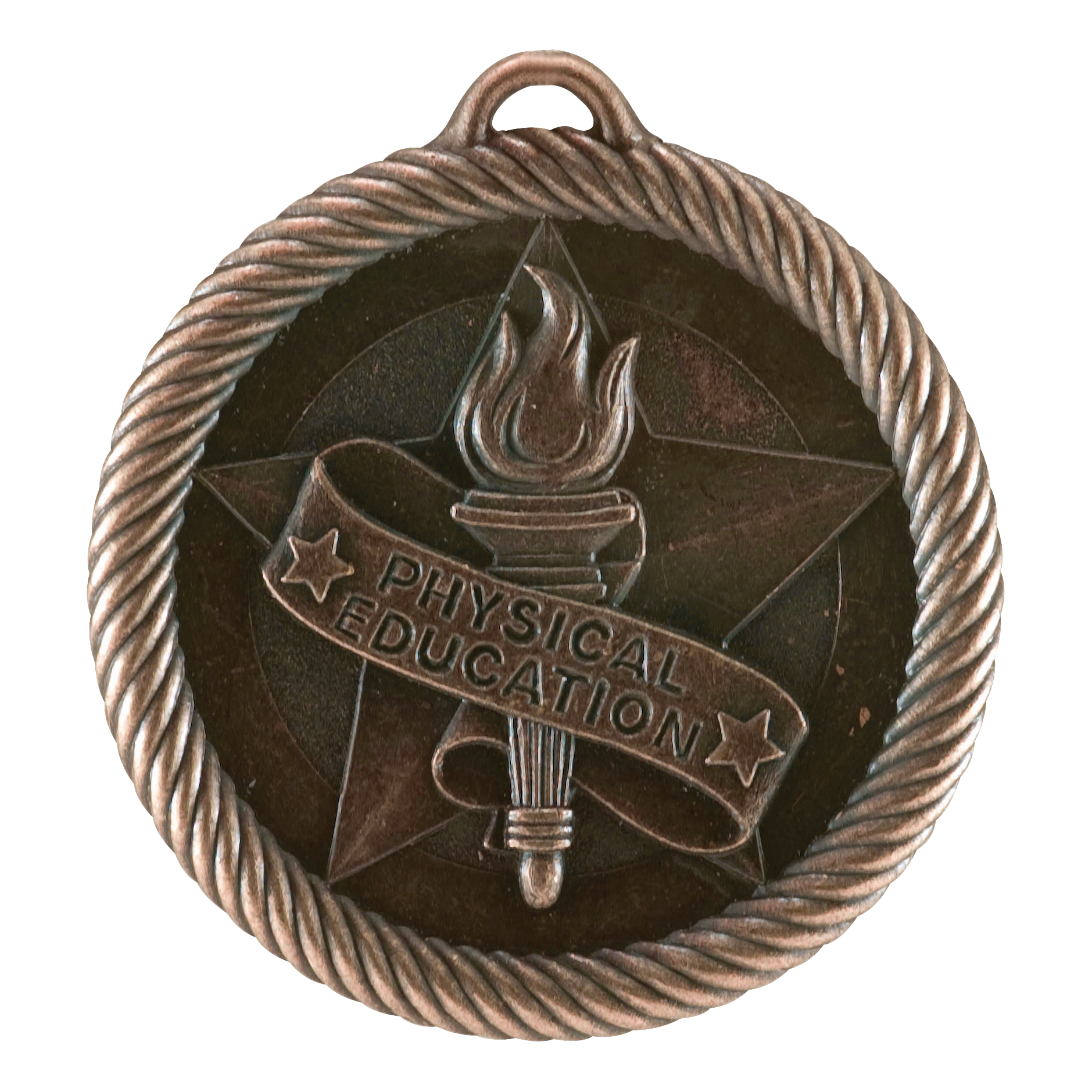 Value Physical Education Medal 2" / Bronze (Copper Tone)