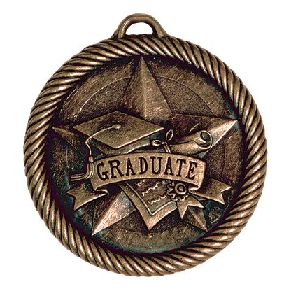 Value Graduate Medal 2" / Bronze (Copper Tone)