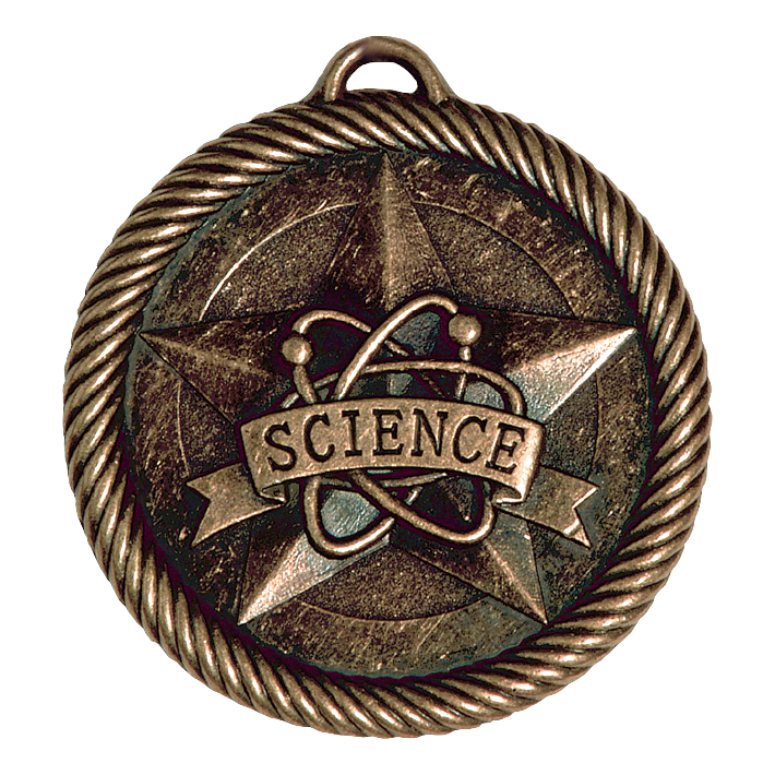 Value Science Medal 2" / Bronze (Copper Tone)