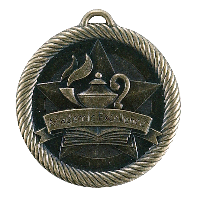 Value Academic Excellence Medal 2" / Gold