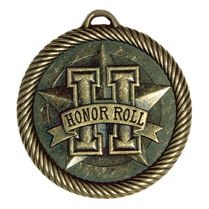 Value Honor Roll Medal 2" / Gold