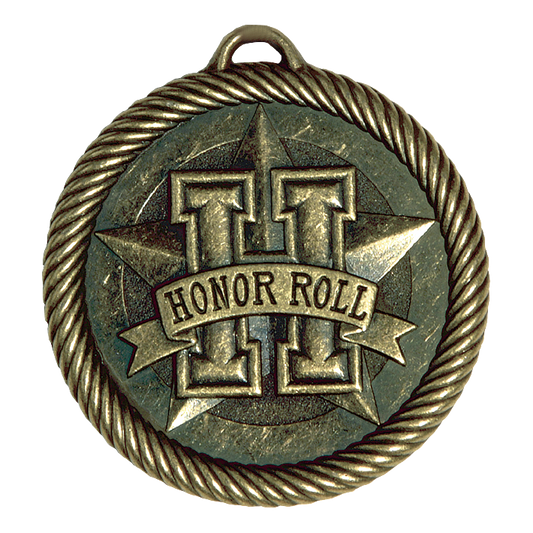 Value Honor Roll Medal 2" / Gold