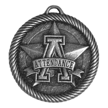 Value Attendance Medal 2" / Silver
