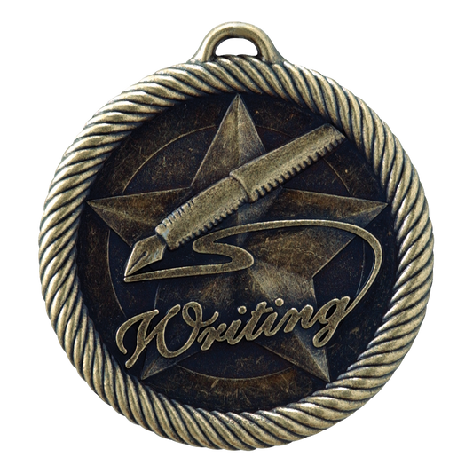 Value Writing Medal 2" / Gold