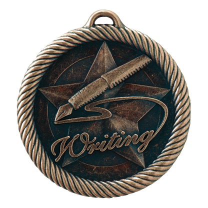 Value Writing Medal 2" / Bronze (Copper Tone)