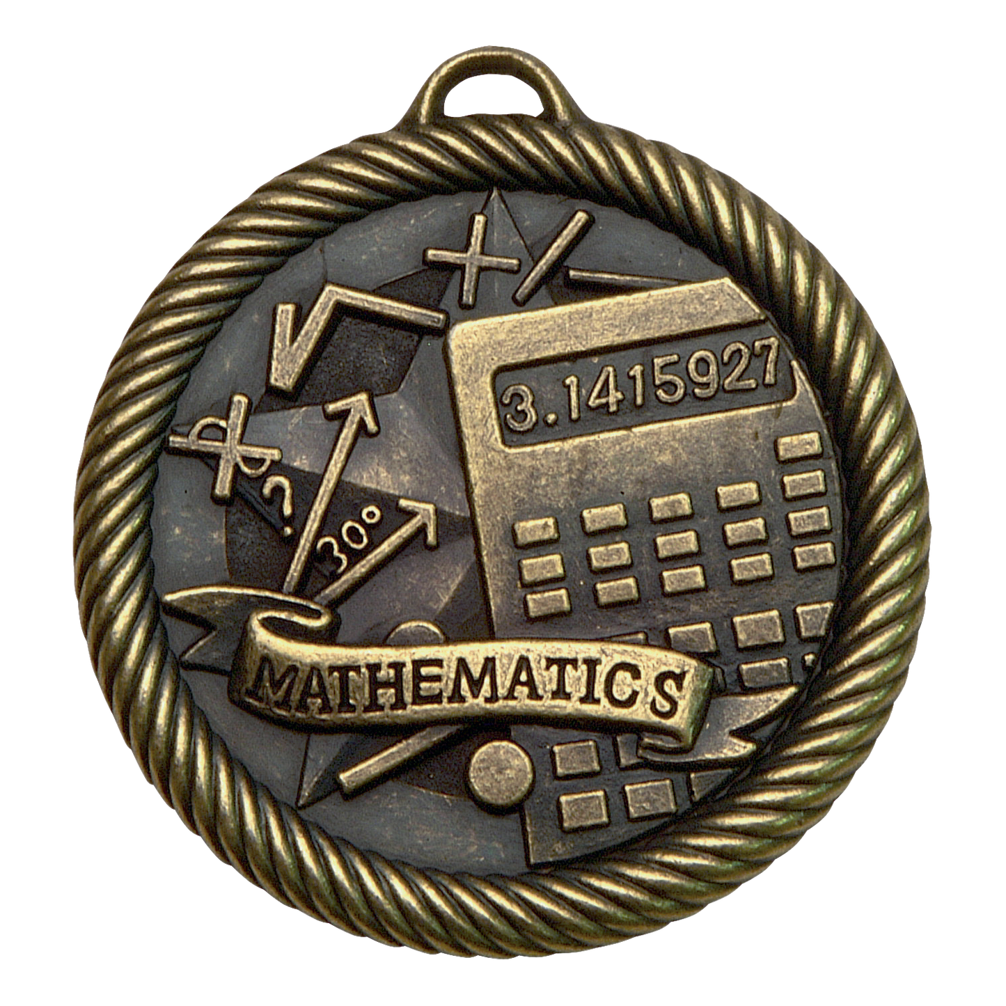 Value Mathmatics Medal 2" / Gold